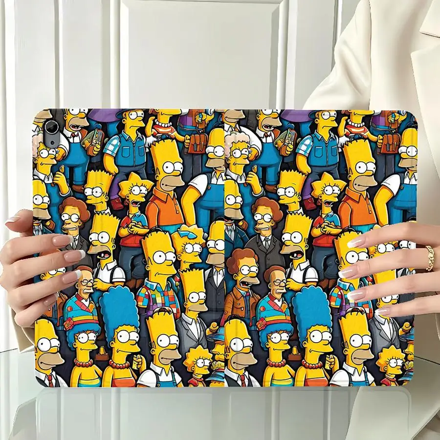 Cartoon Anime S-Simpsons Case for Xiaomi Pad 5 6 7 8 Pro Redmi Pad SE K Pad 8.8 9.7 12.4 Inch Pad 6s Pro 7 Ultra With Pencil