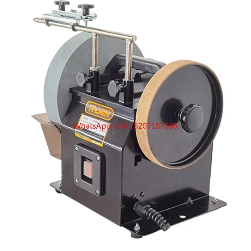 DIY Hobby SCM8101 Water Cooled Bench Grinder Sharpening Machine Electric Grinding Wheel Grinding Machine with Long Nose Allwin