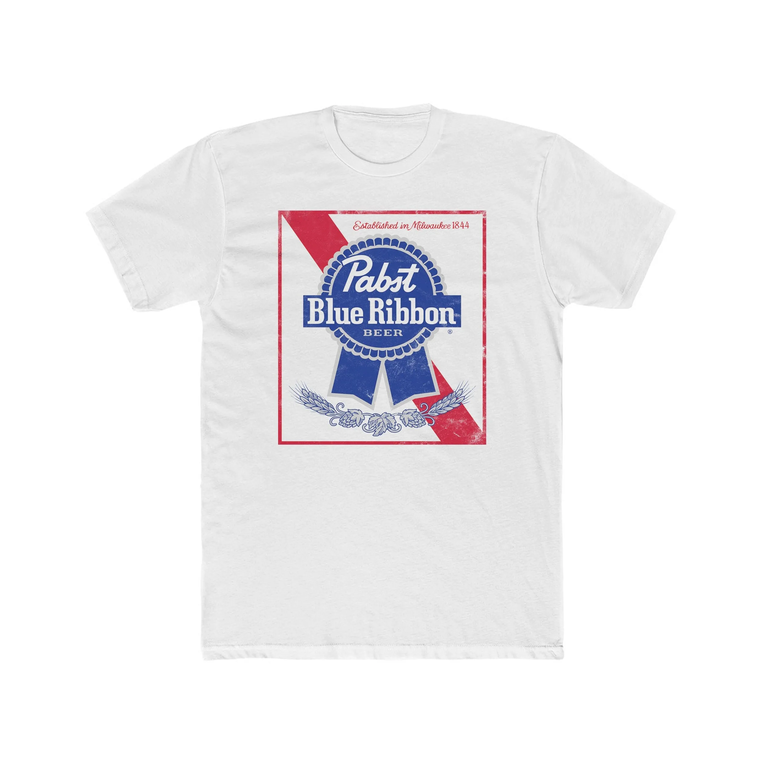 Pabst Blue Ribbon T Shirt Pbr Classic Vintage Retro Beer