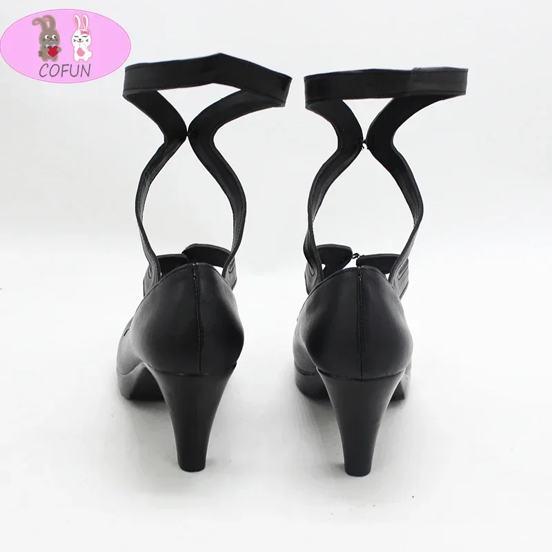 

Fatui Executive Officer NPC Cosplay shoes Game Anime Genshin Impact Halloween For Women 2022 New black shoes lolita shoes