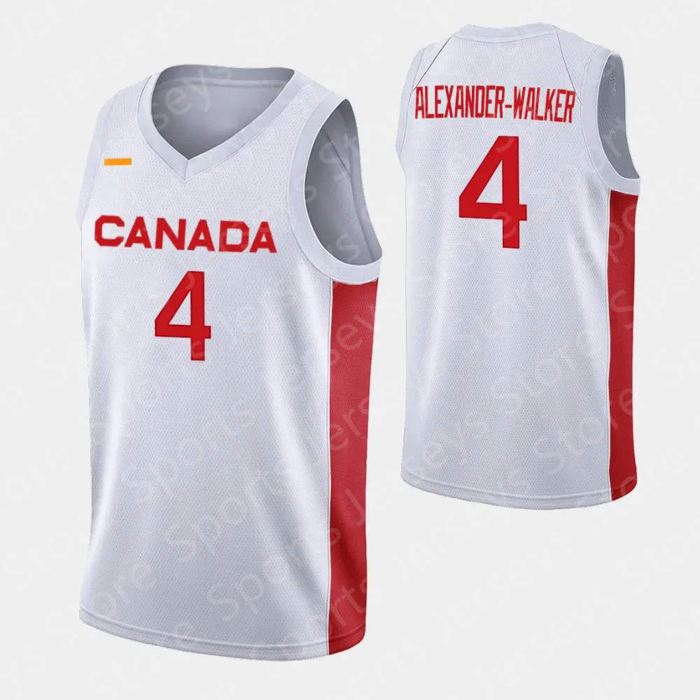 2024 New Canadian Basketball Canadian Basketball Jersey Men\'s/Boys Summer Basketball Training Vest Fan Special Kit