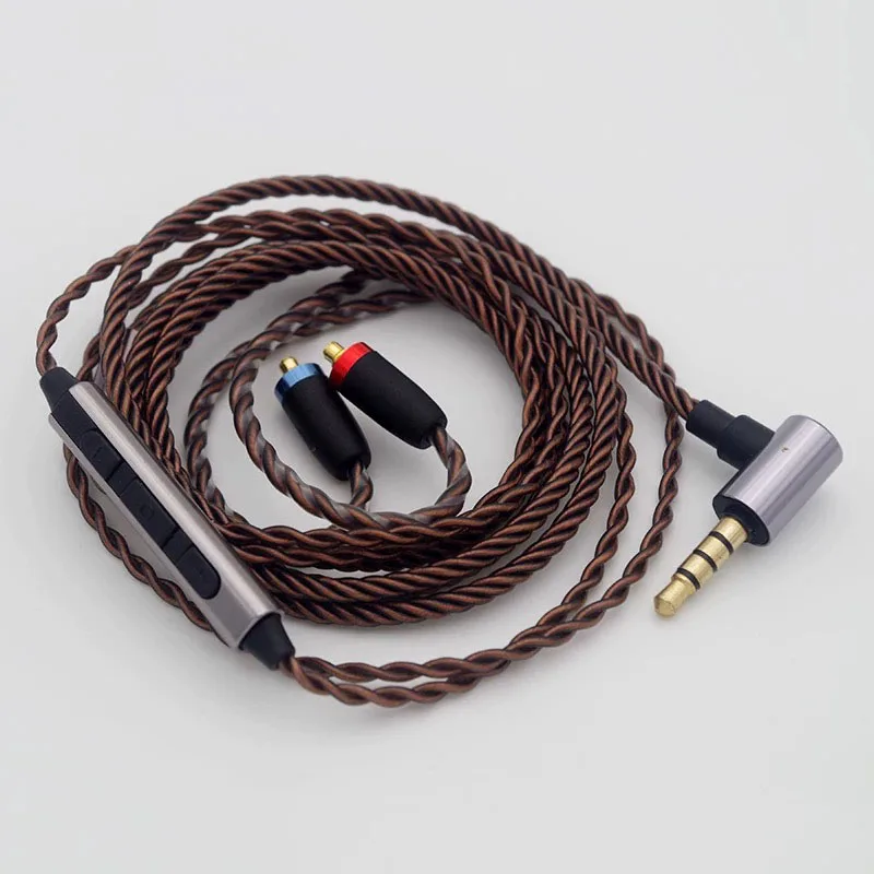 MMCX-Kopfhörer-Upgrade-Kabel aus Sauerstofffreiem Kupfer mit Inline-Mikrofon & Lautstärkeregelung Typ-C Digitales Audio-Dekodierungskabel für Smartphones – Detail 2