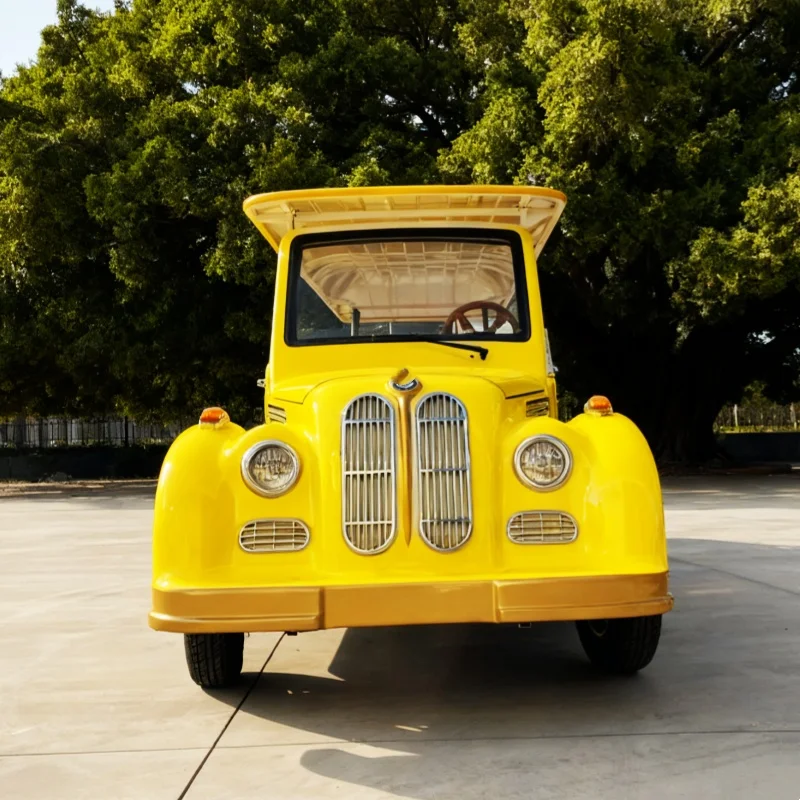 سيارة كلاسيكية فاخرة بتصميم جديد بسعر المصنع، مقاومة للماء، شمس 5 8 مقاعد، بطارية ليثيوم 72 فولت، سيارة كلاسيكية كهربائية عتيقة