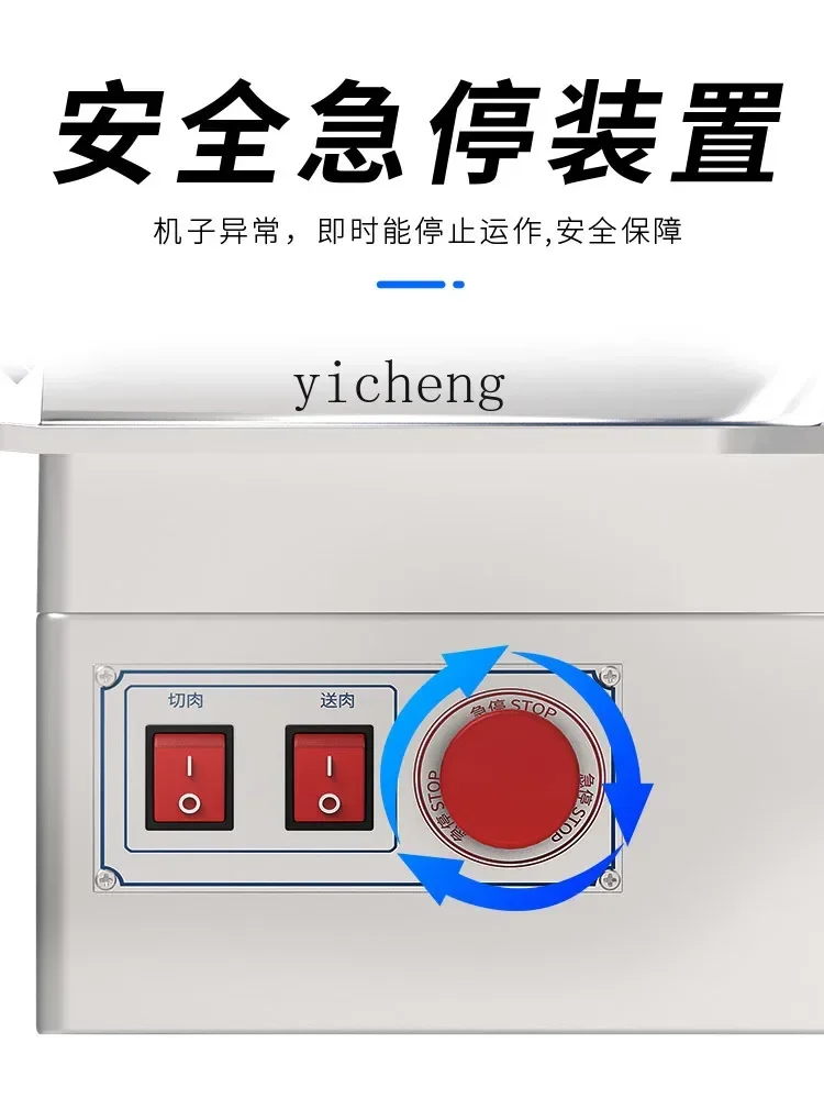 Alat Pengiris Daging Komersial Pemotong Daging Sapi Otomatis Alat Pengiris Daging Listrik Gulungan Domba