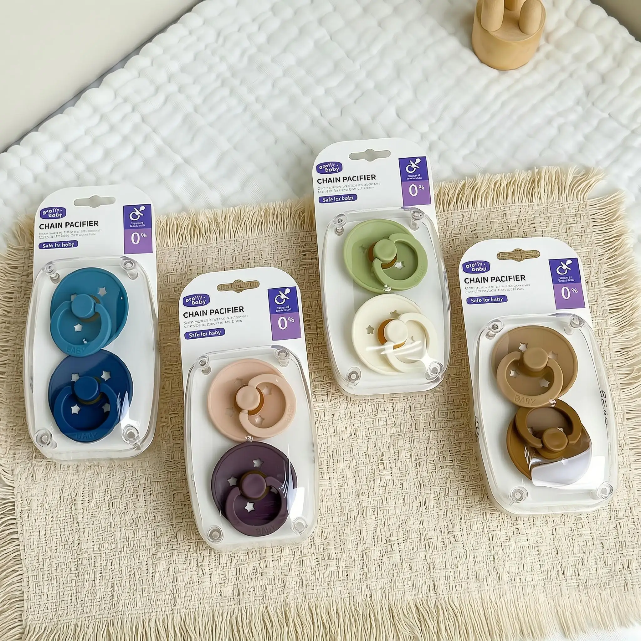 Baby Products Nipples - 2pcs/pack Button-shape Baby Soothing Pacifier, Baby