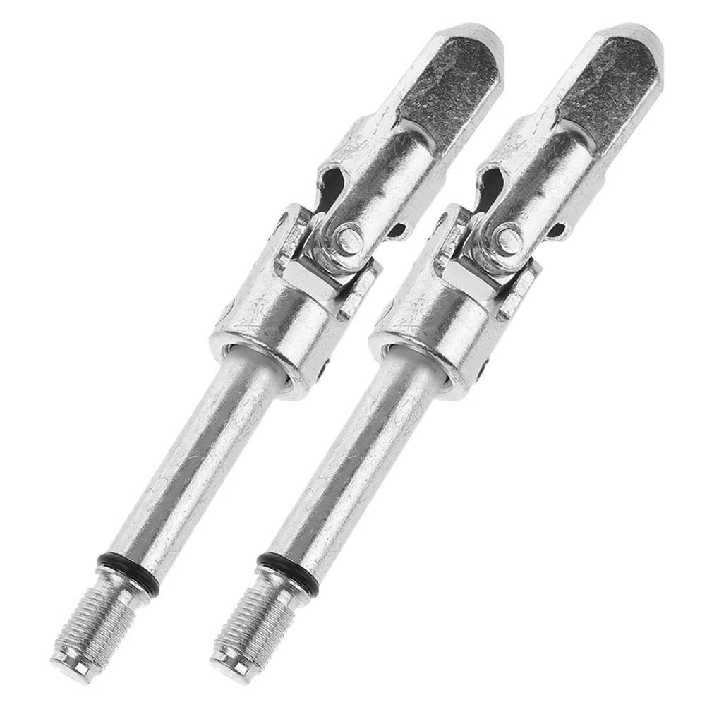 

2pcs Hydraulic Cardan Shaft Horizontal Design Quick Release Joint Flexible Angle Controlled Descent Heavy Duty Iron Trailer Jack