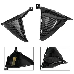 2x Fairing Cowling for hodna CBR600RR 2007-2012 BS Carbon Fiber Upper Side Nose Cover Trim Fairing Cowling headlight cover