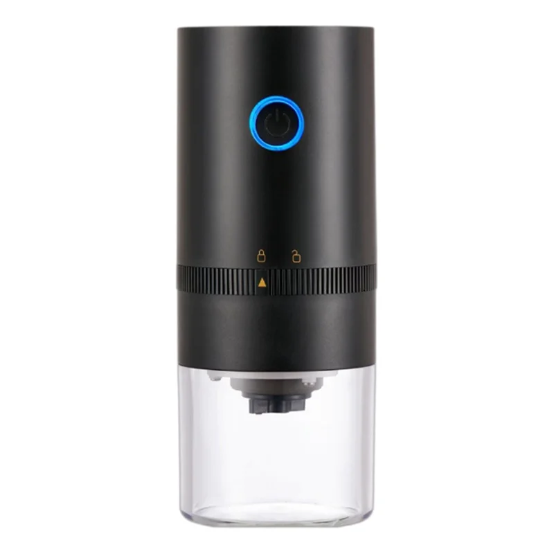 

B98A-быстрая шлифовальная портативная кофемолка с батарейным питанием, перезаряжаемая кофемолка со светодиодным дисплеем