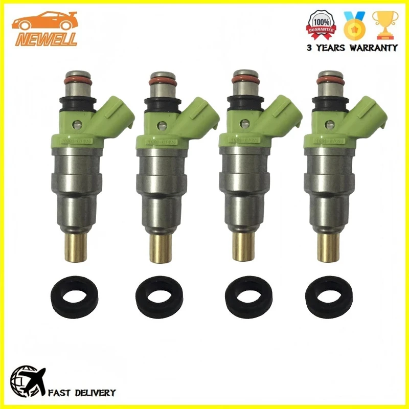 1/4pcs 1001-87096 Flow Matched Green 800cc Sard Fuel injector For NISSAN Skyline GT-R 200SX MITSUBISHI Lancer EVO 1-9 MAZDA RX-7