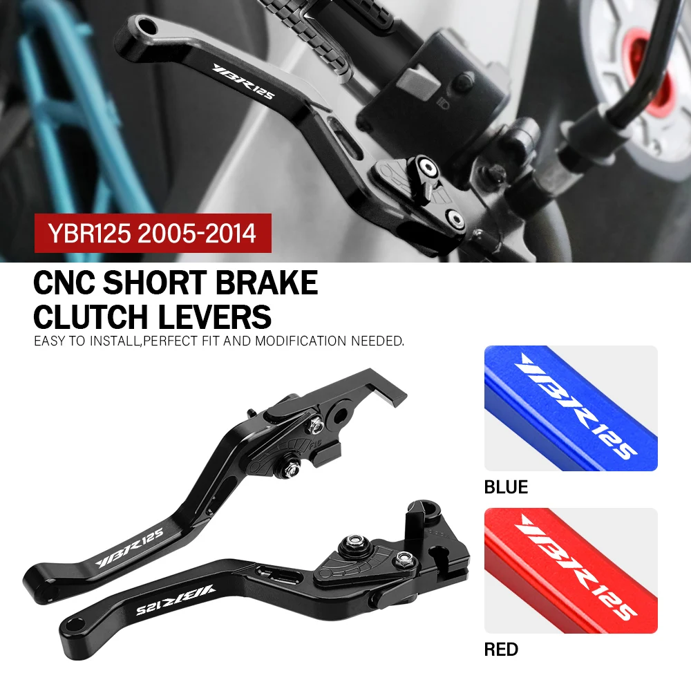 

For YAMAHA YBR125 2005 2006 2007 2008 2009 2010 2011 2012 2013 2014 Motorcycle Adjustable Brake Clutch Levers Handle Accessories