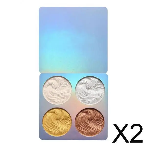 Paleta Bronzerów i Rozświetlaczy Shimmer, Matowy Puder do Twarzy, Profesjonalny Makijaż dla Luksusowych Kolekcji Makijażu