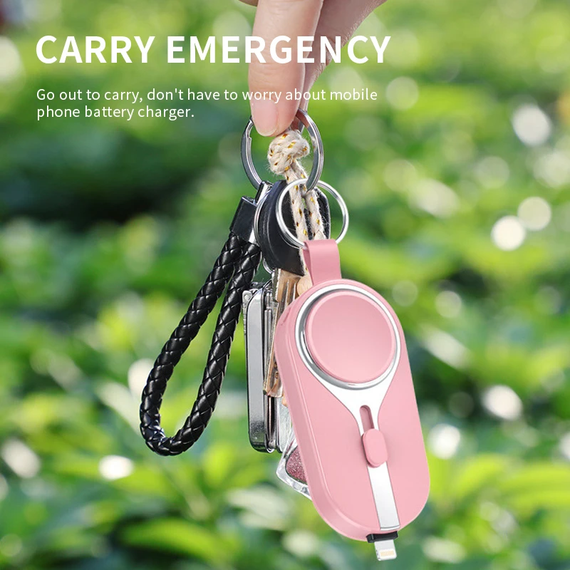 2000mah Mini PowerBank caricabatteria esterno TypeC Lighting Power Bank per iPhone Xiaomi Huawei Wireless Charge per iWatch