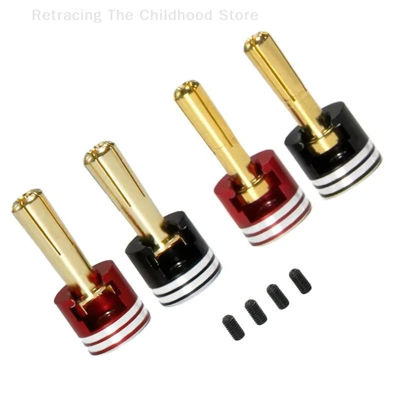 1 paire de bouchons de balle LowPro pour voiture RC, accessoires de bricolage, coque rigide sans soudure, bouchons de balle pour dissipateur thermique en métal, ensemble de 4mm/5mm