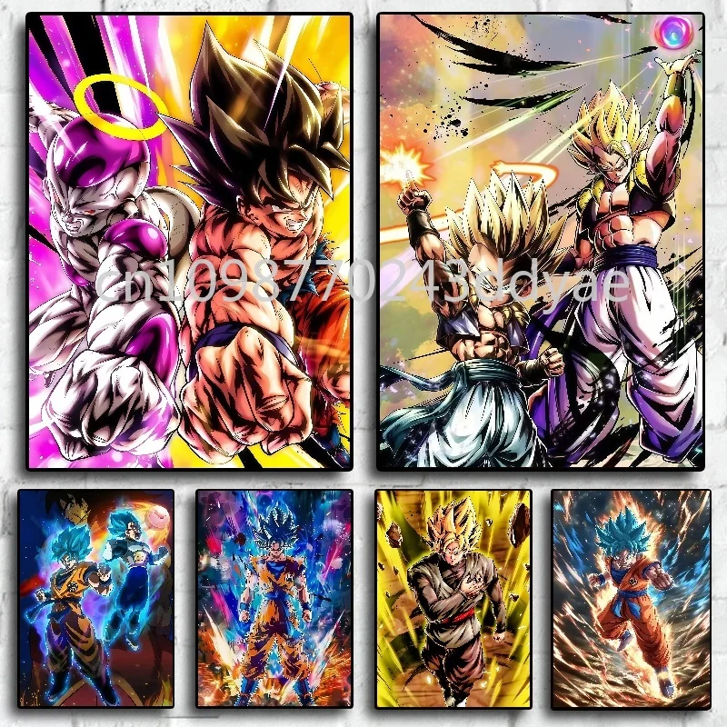 

Classic Animation Dragon Ball Character Goku Vegeta Poster HD Printing Canvas Painting Room Bedroom Wall Decoration Painting