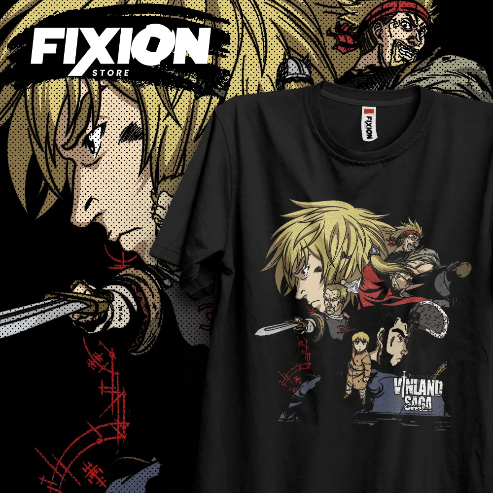 Vinland Saga MA Anime T Shirt Manga Gift For Anime Lover All Size Cotton