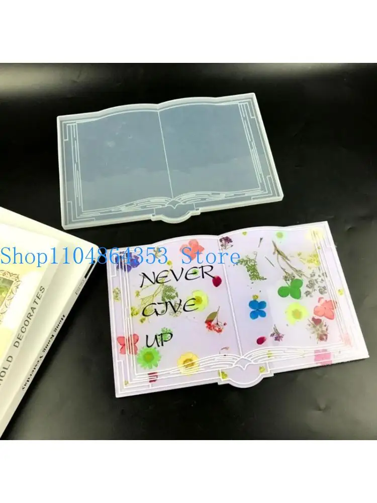 652F Opening Book Decoration Silicone Mold is Suitable for Resin Epoxy Resin Diy Craft Jewelry Making Home Decoration