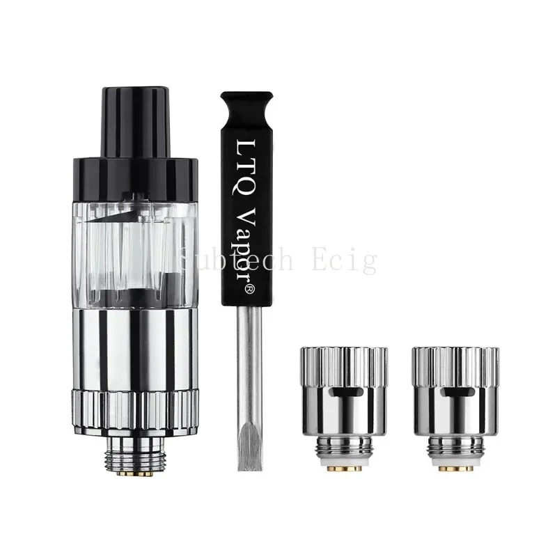 LTQ Vapor Pillar Atomizer Tank for Wax Concentrate 510 Thread 14mm Ceramic Coil Airflow Control Magnetic Connection Vaporizer