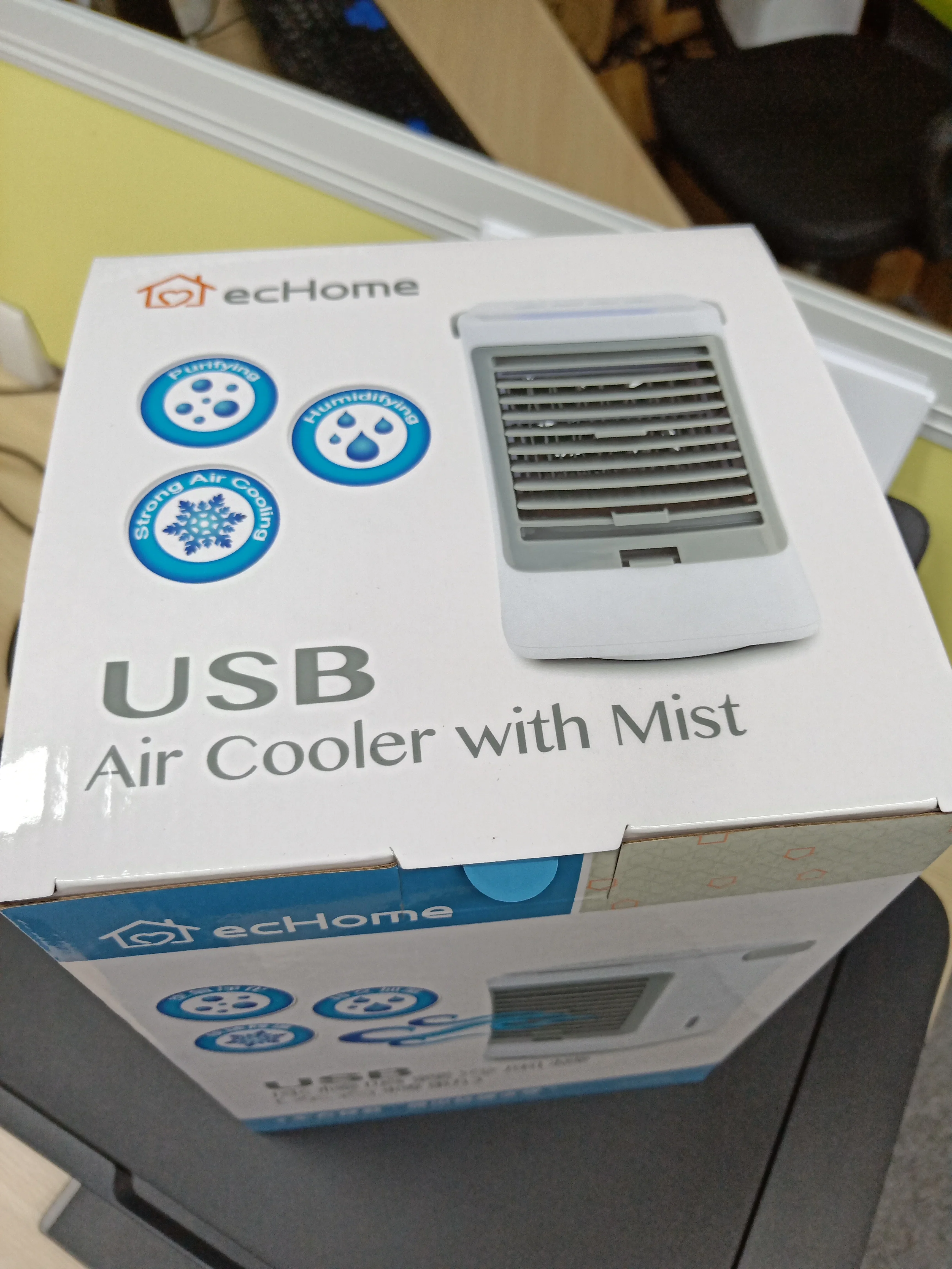 Portable Conditioner high quality USB Mini Air Cooler Humidifier  Light Personal Space Fan Air Cooling Fan