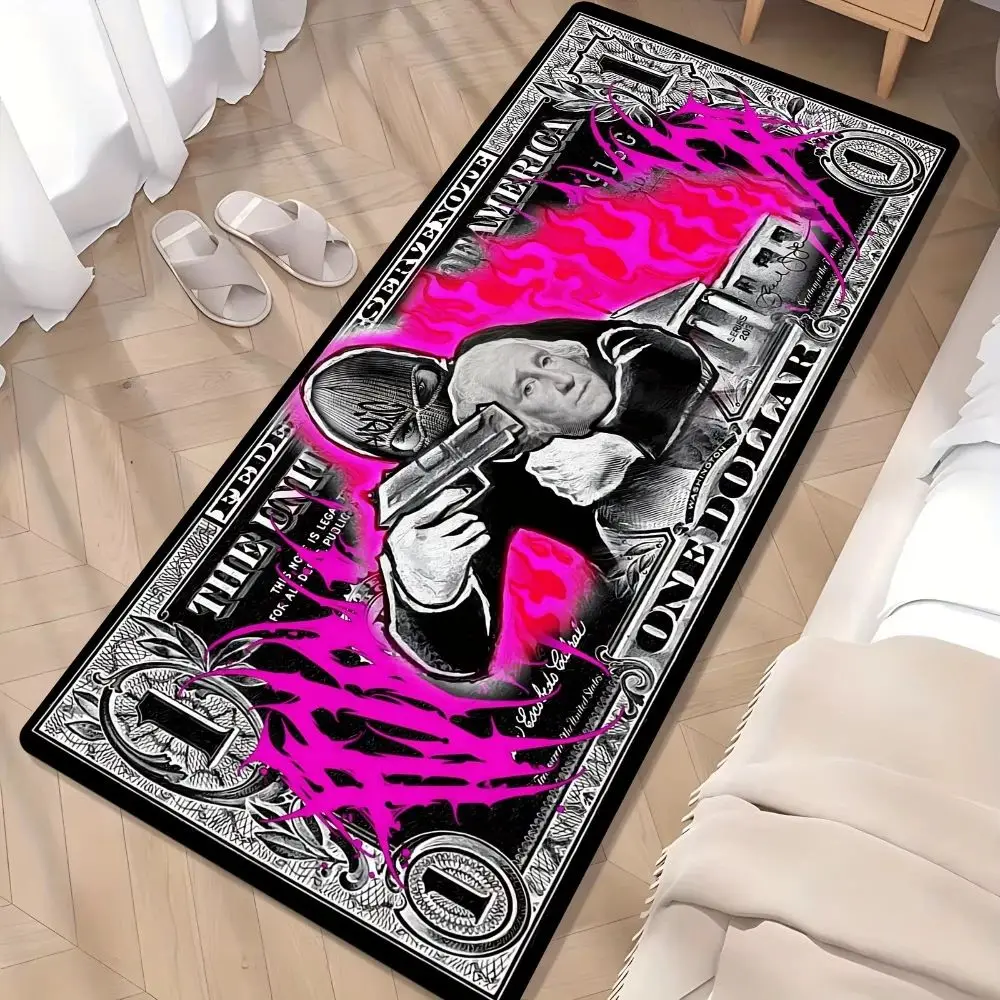 سجادة غرفة النوم VIKAMA غير قابلة للانزلاق، سجادة أرضية مقاومة للبقع ومقاومة للاهتراء، سجادة بجانب السرير لغرفة النوم، ديكور منزلي لغرفة المعيشة