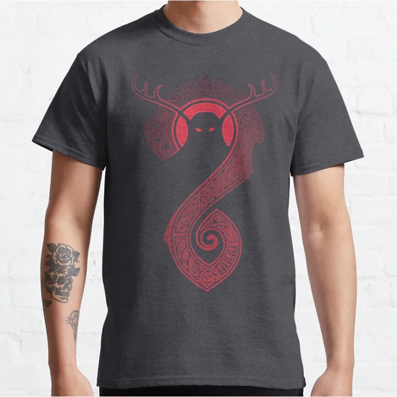 SHAMAN Nordic Runes Celtic Knots Valhalla Viking style Norse Mythology Graphic T Shirts large size Adult tops