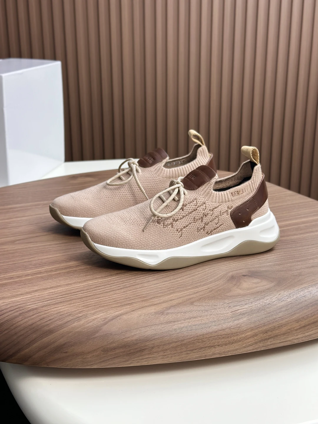BLLIYOSS 1895 Shoes for Men 2026 New Cowhide splicing high weaving high density flying weaving High-Quality Soft cowhide lining