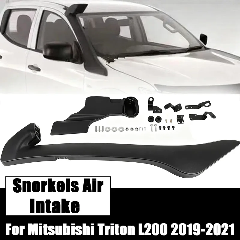 For Mitsubishi Triton L200 2019 2020 2021 Off Road Exterior Accessories Air Ram Intake Snorkel Snorkels Wading Breath Hose Tube