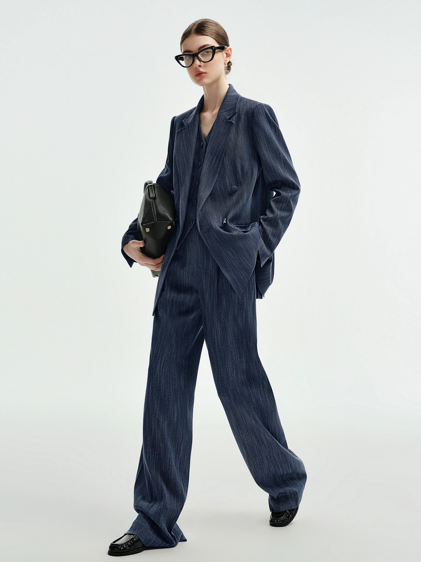 Casual Chic Women's Suiting Jacket Spring Fashionable Intellectual Style Ensemble Premium Lightweight Commute Outfit