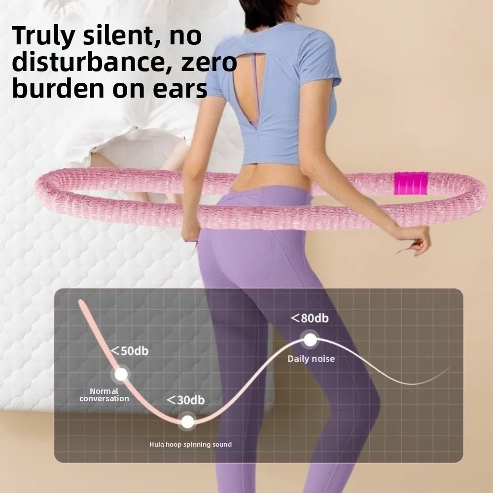 

Soft Spring Fitness Circle Internal Spring Low Noise Spring Tube Yoga Circle Weight Loss Belly Exerciser Weighted Fitness Hoop