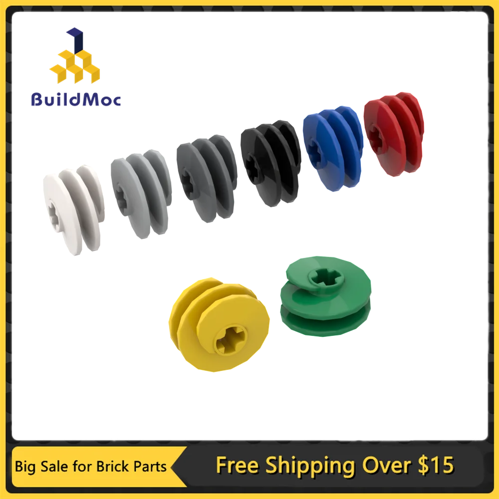 MOC 27938 High Tech Gear Worm Screw for Building Blocks Parts Classic Brand Kids DIY Tech Toys