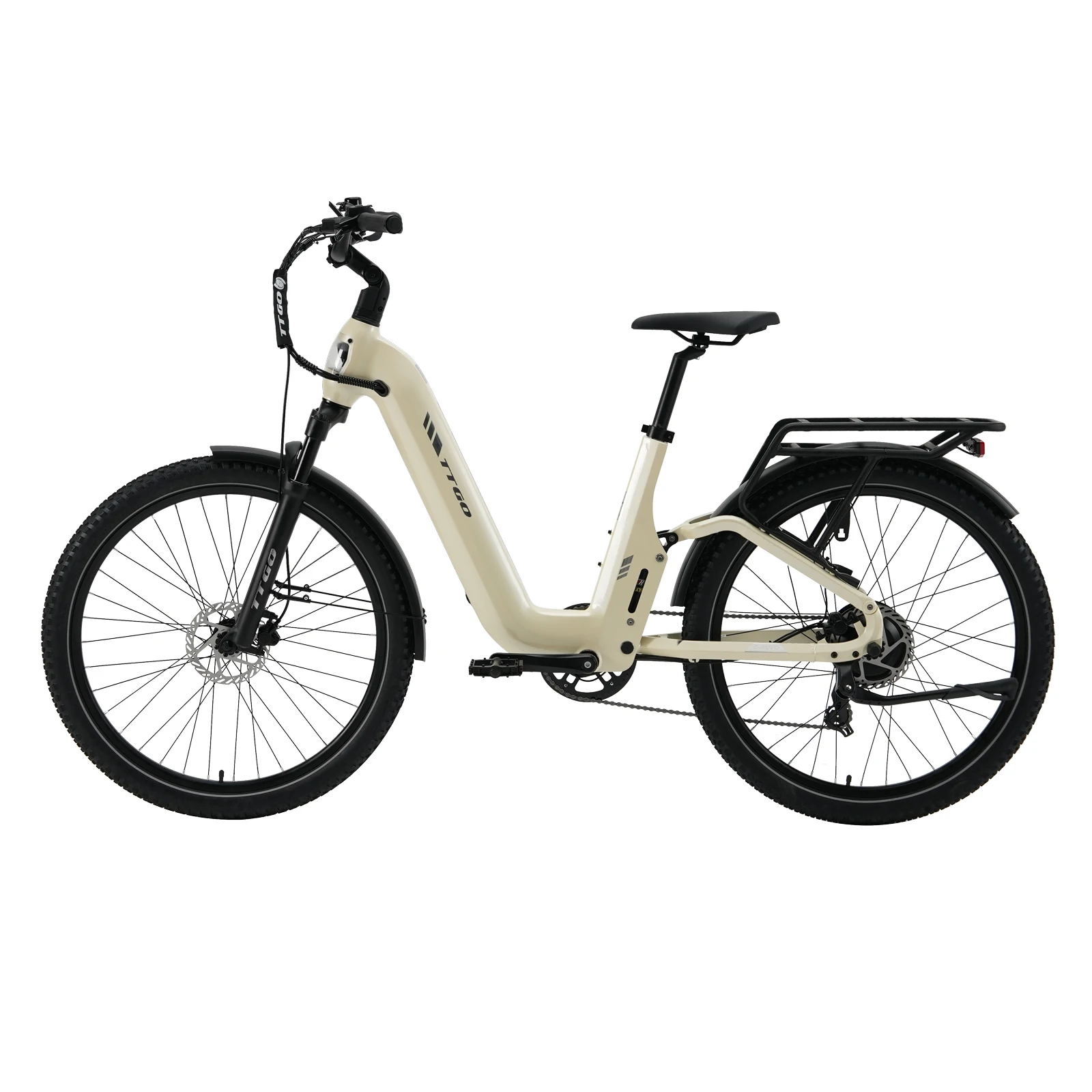 Elektrofahrrad für Erwachsene, stoßdämpfendes City-E-Bike, All-Terrain-E-Bike für Erwachsene, Pendler-Mountainbike, 70 Nm Drehmomentsensor, City-E-Bike, 48V15Ah versteckter Akku, max. 120 km
