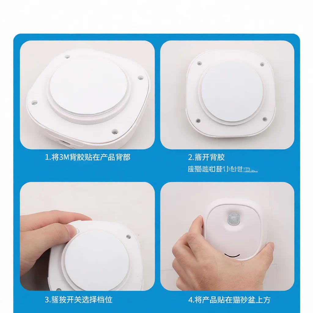 Smart Pet Air Cleaner Negative Ion Deodorizer Silent Odor Remover For Cats Dogs Toilet Bathroom Kitchen Home Fresh Device