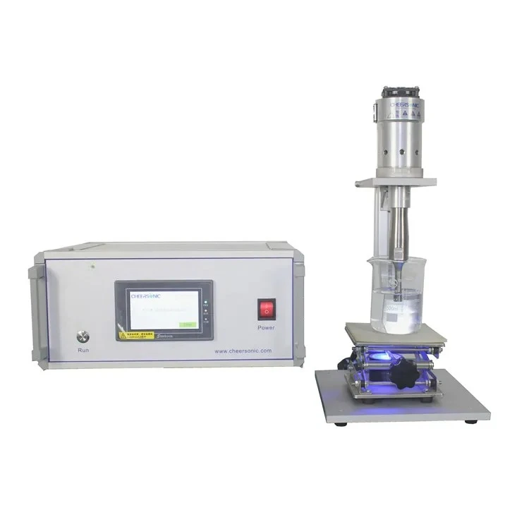 

Ultrasound Nanoparticle Dispersion Machine Sonicator to Manufacture Mushroom Extractions Ultrasonic Probe Homogenizer