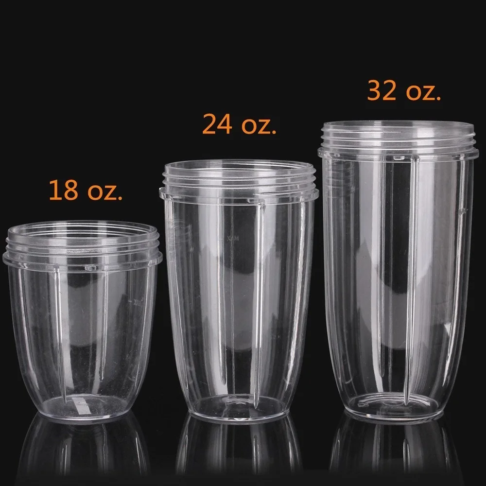 Flip Top To Go Lip Lid with 24oz Tall Cup,Compatible with Nutribullet 600W 900W(2 Pack)