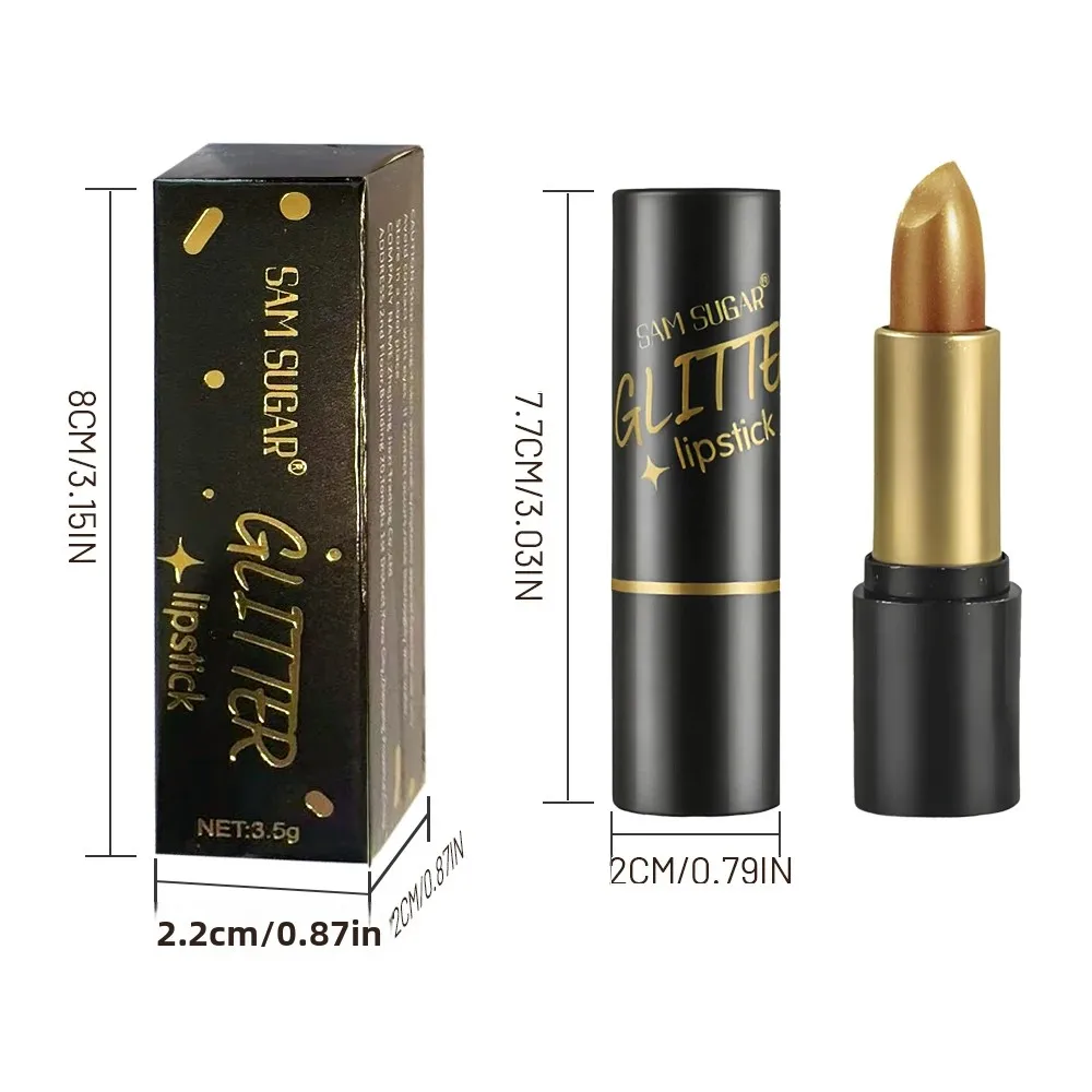 Long Lasting Lipstick Moisturizing Waterproof Non Transfer Shimmer Pearlescent Glossy Lip Gloss