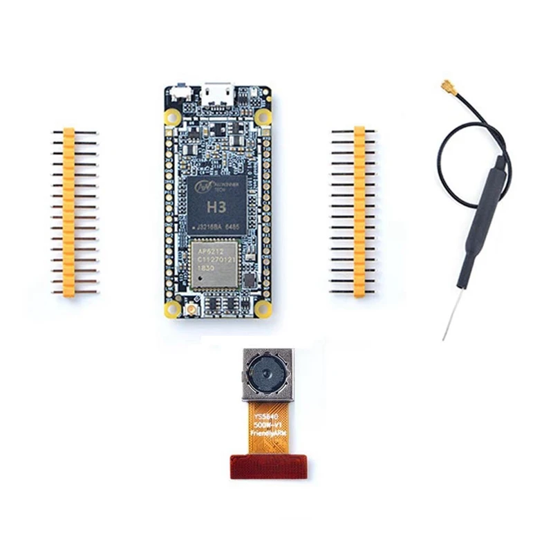 placa de desenvolvimento ubuntucore iot com camera ov5640 quente para nanopi duo2 allwinner h3 quad core 512mb ddr3 wi fi bluetooth 01