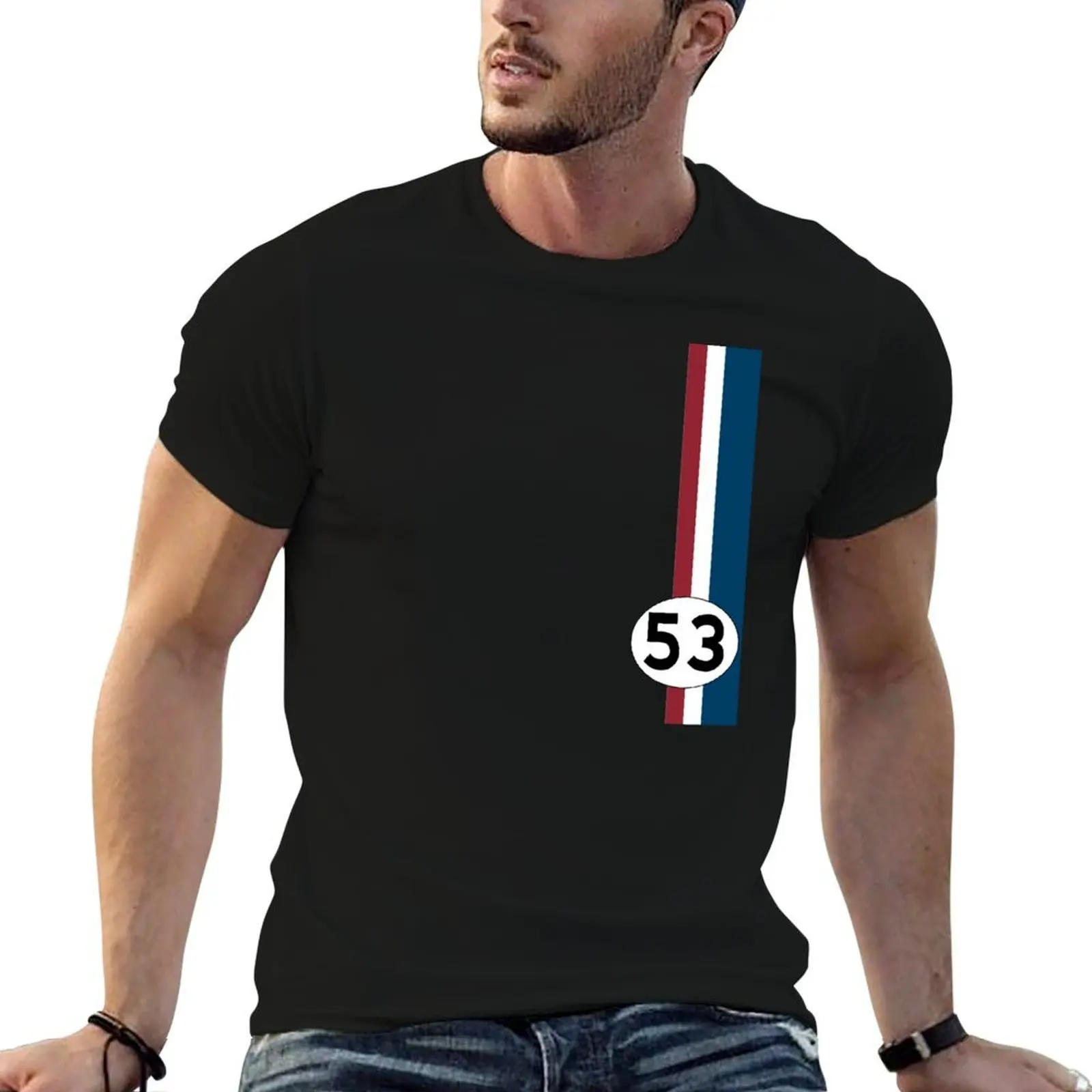 

Herbie Stripes T-Shirt man t shirt heavy cotton t shirts cotton 100% mens graphic t shirts T-Shirt