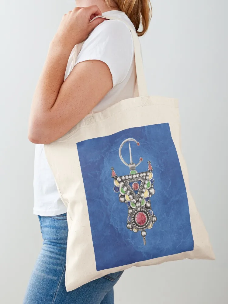 

Broche Kabyle Tote Bag Women's tote bag Cloth bags shopping cart bags bag luxury women