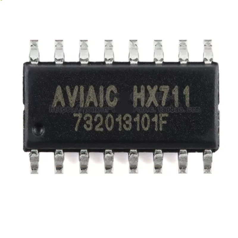 10PCS-50PCS HX711 SOP16 Electronic scale chip HX711 Module  24-Bit Precision  for Load Cell/Weighing Sensor Pressure Sensor