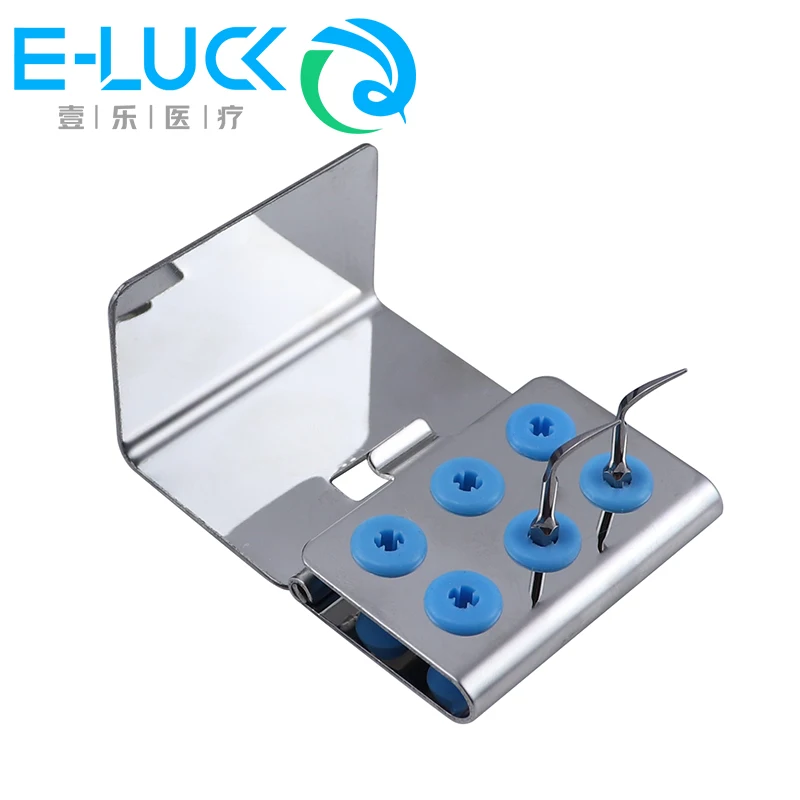 Dental Ultrasonic Scaler Tip Holder Bur Drills Holder Block Organizer Autoclave Sterilizer Case Endo File Disinfection Box