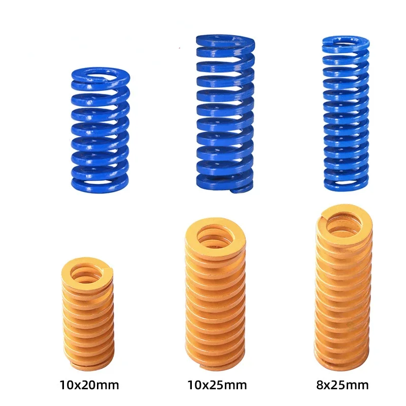 4PCs 3D Printer Accessories Mold Spring Hot Bed Glass Platform Leveling Spring Extruder Strong Spring 8*20 8*25 10*20 10*25