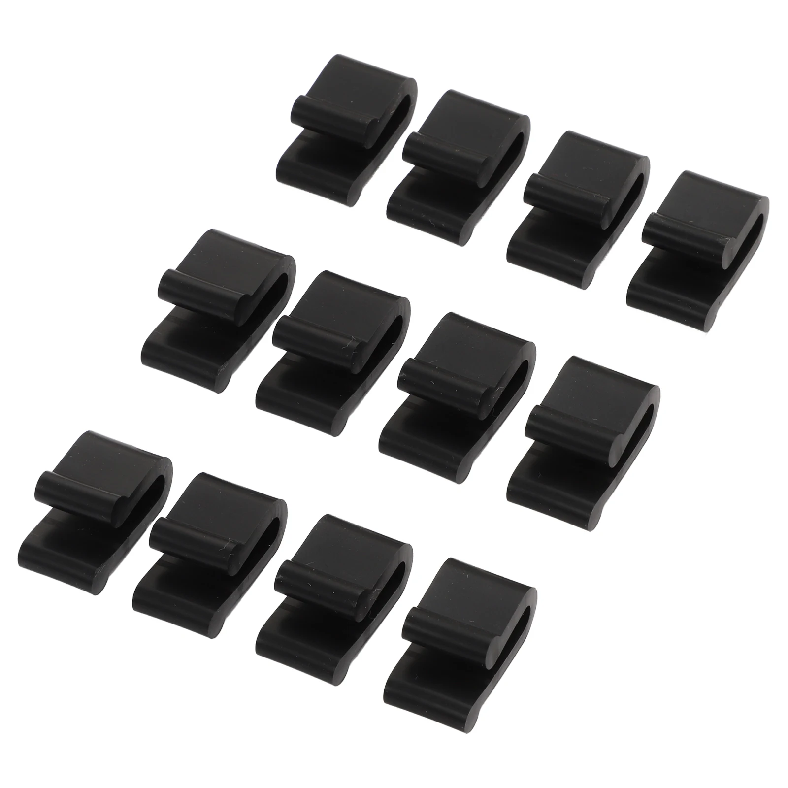 12Pcs Dutch Oven Lid Flexible Bumpers Protector Clips Soft Silicone Cookware Protector Pan Clips Pot Accessories Kitchen Tools