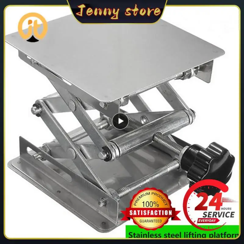 

Laboratory Lifting Platform Lifting Tools Stable Structure Router Lifting Table Durable And Sturdy Stainless Steel 100x100x150mm