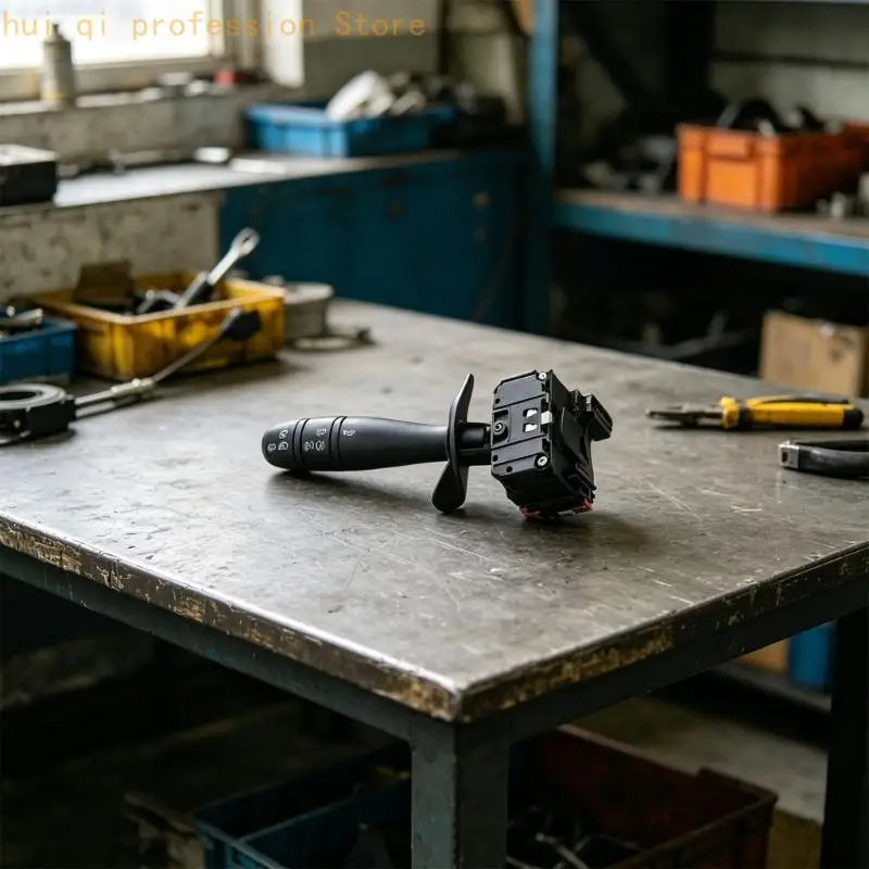 Lenksäulen-Scheinwerfer-Blinkerhebel-Baugruppe, 6001551361 Lichtanzeige und Hupensteuereinheit mit schwarzem ABS H8WE – Detail 9