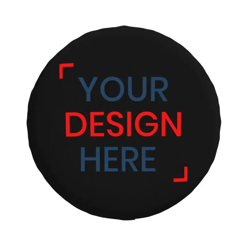 Custom Customize Logo Spare Tire Cover for Grand Cherokee Jeep RV SUV Trailer Your Design Here Car Wheel Protector Covers