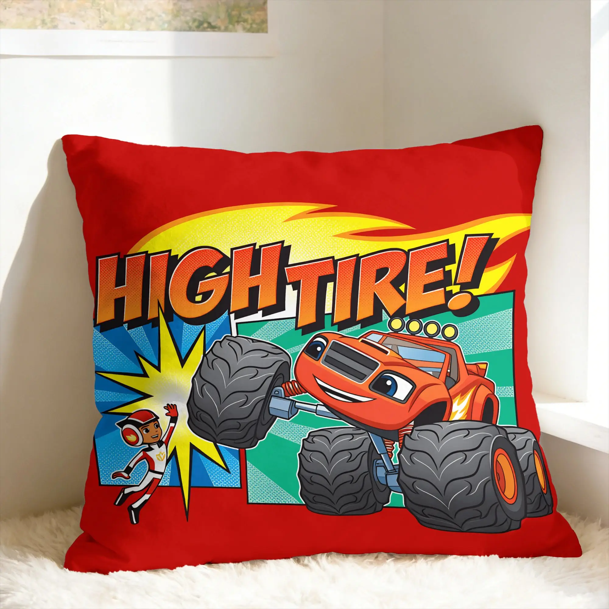 B-Blaze and the Monster M-Machines Pillow Cover  Print Cushion Cover Fashion Pillow Case For Living Room Sofa