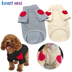 Warm Dog Clothes Windproof Autumn Winter Dog Hoodies for Small Dogs Cats Fashion Teddy Bichon Yorkshire Costume Pet Supplies