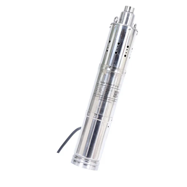 12V/18v solar photovoltaic permanent magnet brushless DC submersible pump, miniature agricultural irrigation screw pump