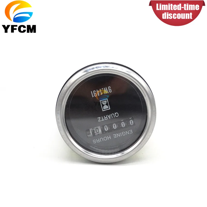 Engine Hour Meter 9W1491 2Y5736 1W0697 1W0698 1W0705 1W0701 8M7892 Water Temperature Gauge Indicator Oil Pressure