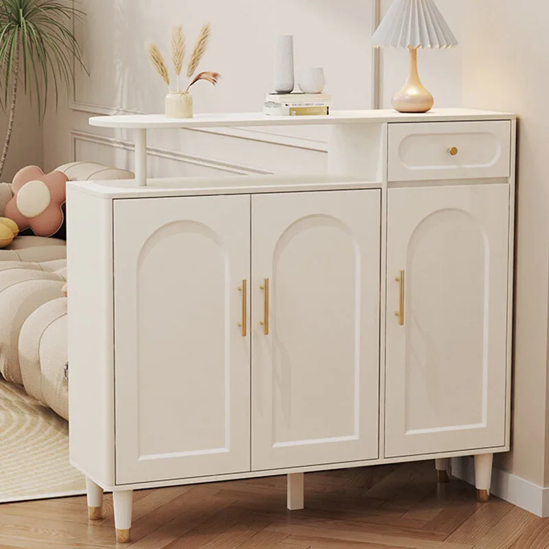 Entrance Hall Vertical Shoe Cabinet Organizer Slippers Storage Wooden Shoe Shelf Space Saving Designer Muebles Home Furniture