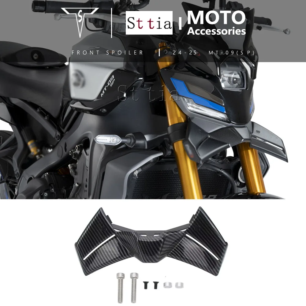 

Для Yamaha MT-09 MT09 SP 2024 2025 мотоциклетные прижимные передние спойлеры, аэродинамическое крыло, комплект переднего спойлера